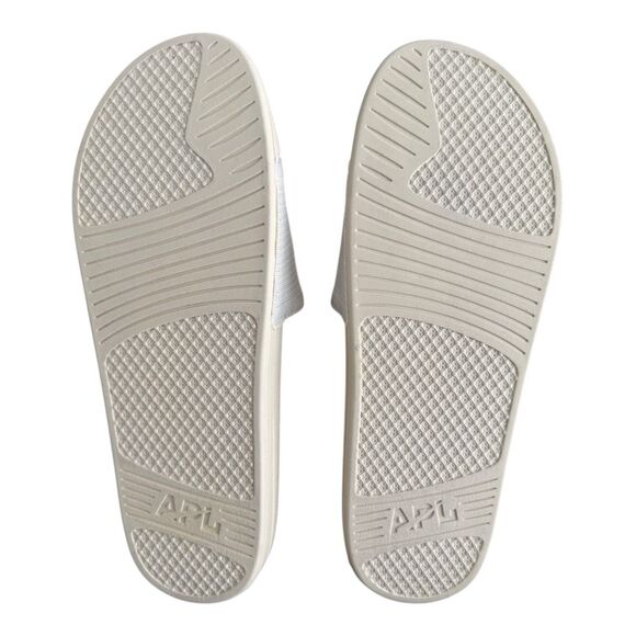 Athletic Propulsion Labs (APL) Big Logo TechLoom Men\'s Size 14 Multi Slides $130